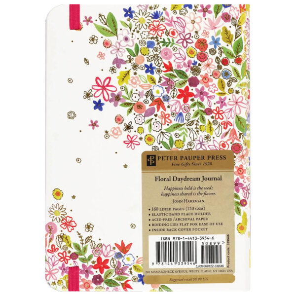 Compact journal Peter Pauper Floral Daydream - Afbeelding 4