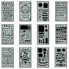 Stencil set Peter Pauper Dotted  Journal 12 stuks