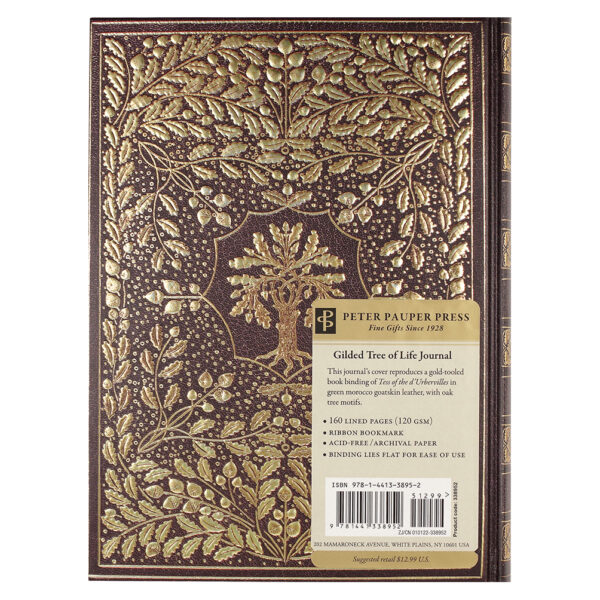 Bookbound Journal Peter Pauper Gilded Tree of Life - Afbeelding 5