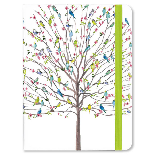 Mid size Journal Peter Pauper Tree of Budgies // - Afbeelding 2