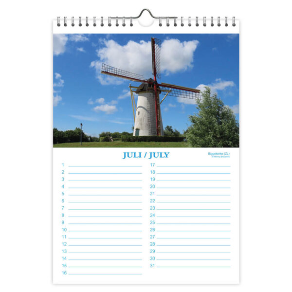 Nederland verjaardagskalender A4 - Afbeelding 2