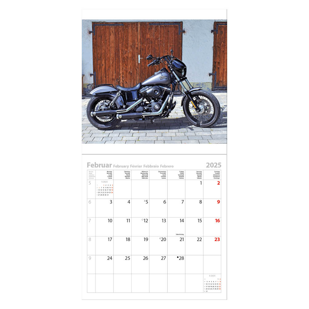 Dreambikes Harley Davidson kalender 2025 Notes&gifts