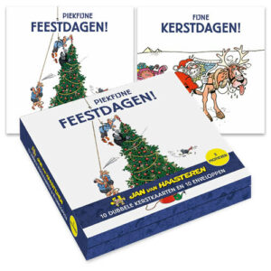 Jan van Haasteren kerstkaartenmapje / Optuigen - Verdwaald