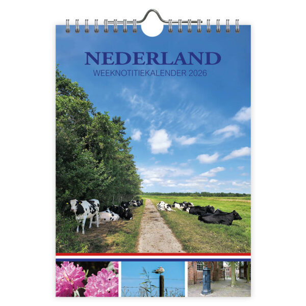Nederland WEEKnotitiekalender (koeien) 2026
