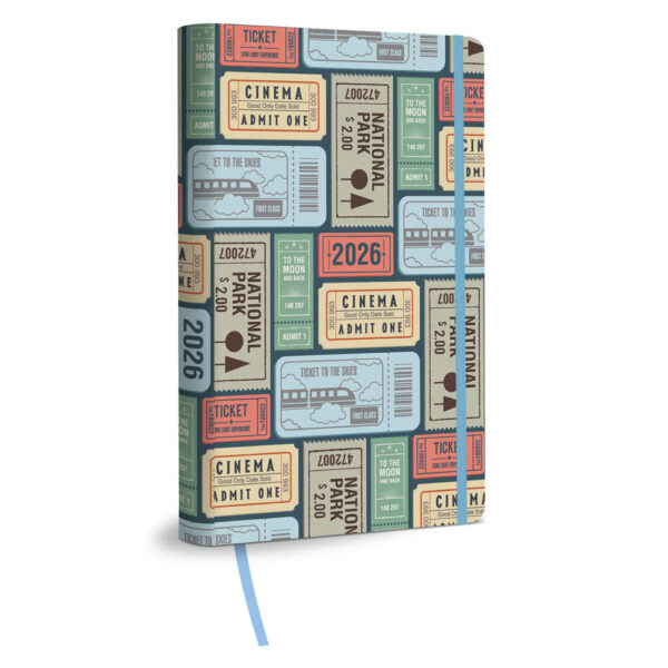 compact agenda 16-maands Vintage Tickets 2026