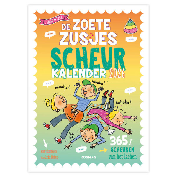 De Zoete zusjes moppenscheurkalender 2026