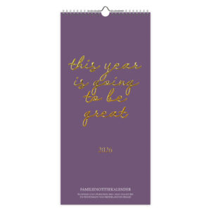 Familienotitiekalender Comello (t/m 5  personen) 2026