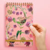 Lola Reporter Notepad With Elastic Closure Wren - Afbeelding 3