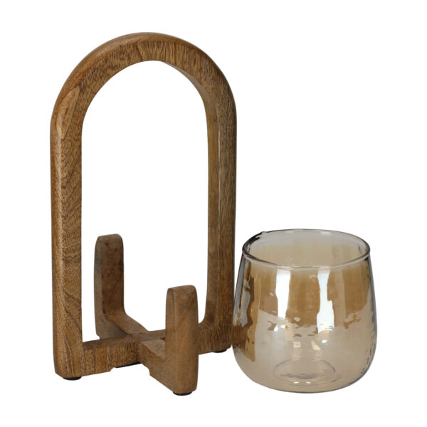 Jens Living Lantaarn Ravi Naturel Small - Afbeelding 3