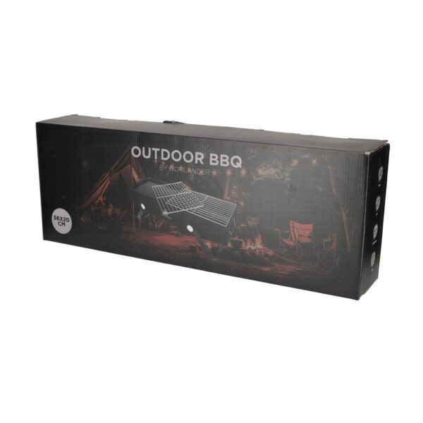 Norländer NORLÄNDER Outdoor BBQ met Grill Zwart - Afbeelding 3