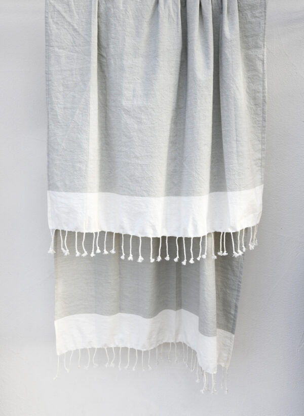Leeff Hammam Towel Hidde light grey - Afbeelding 2