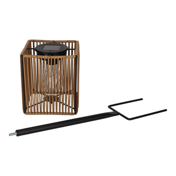 Jens Living Solar Lantaarn Cube Taupe - Afbeelding 2