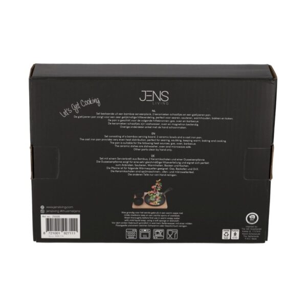 Jens Living Gietijzeren Serveerset Rond - Afbeelding 4