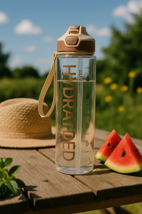 Norländer NORLÄNDER Waterfles Hydrated Taupe - Afbeelding 3