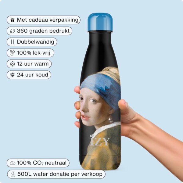 IZY BOTTLE Girl with a Pearl Earring - Vermeer - Afbeelding 2