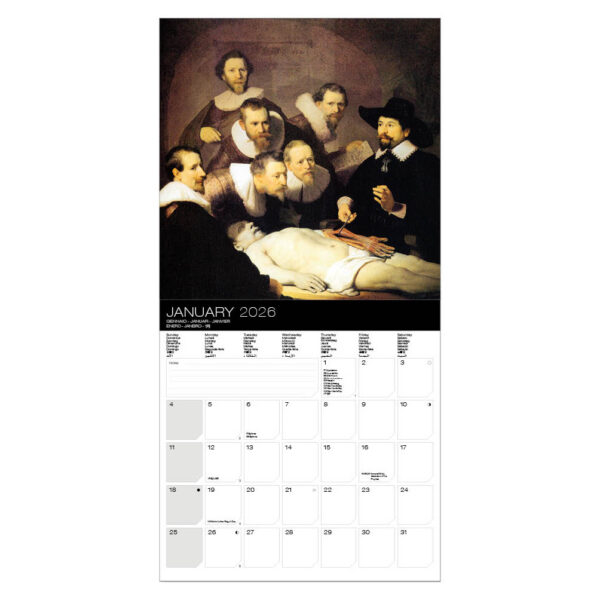 Rembrandt kalender 2026 - Afbeelding 2