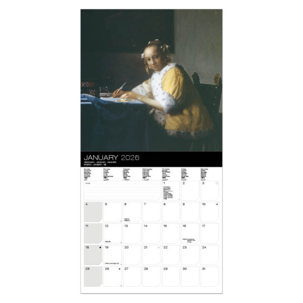 Vermeer kalender 2026 - Afbeelding 2