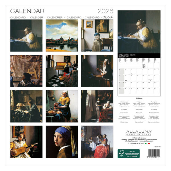 Vermeer kalender 2026 - Afbeelding 3