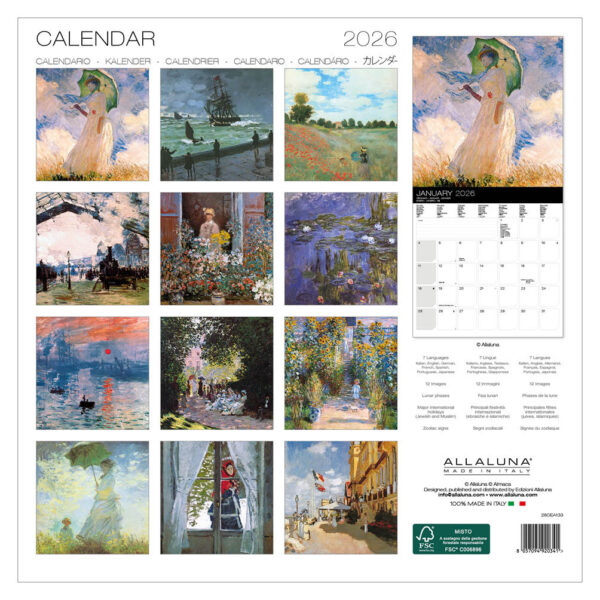 Monet kalender 2026 - Afbeelding 3