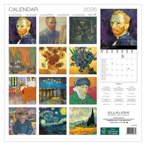 Van Gogh kalender 2026 - Afbeelding 3