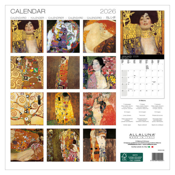 Klimt kalender 2026 - Afbeelding 3