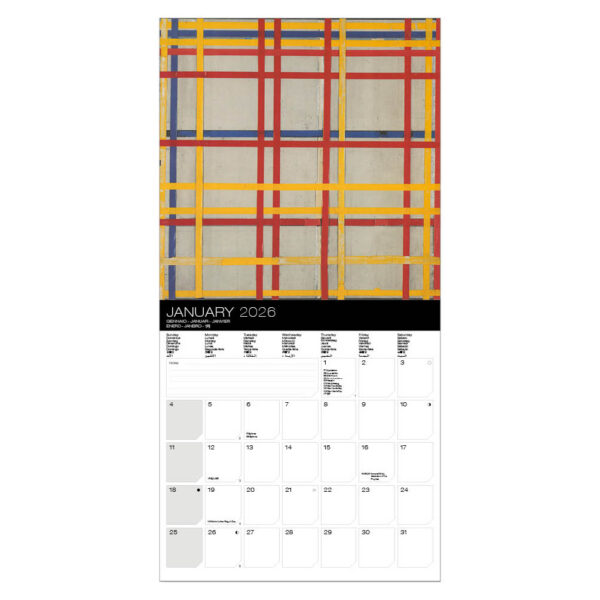 Mondriaan kalender 2026 - Afbeelding 2