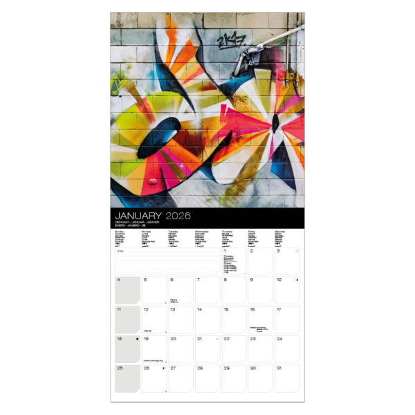 Street Art kalender 2026 - Afbeelding 2