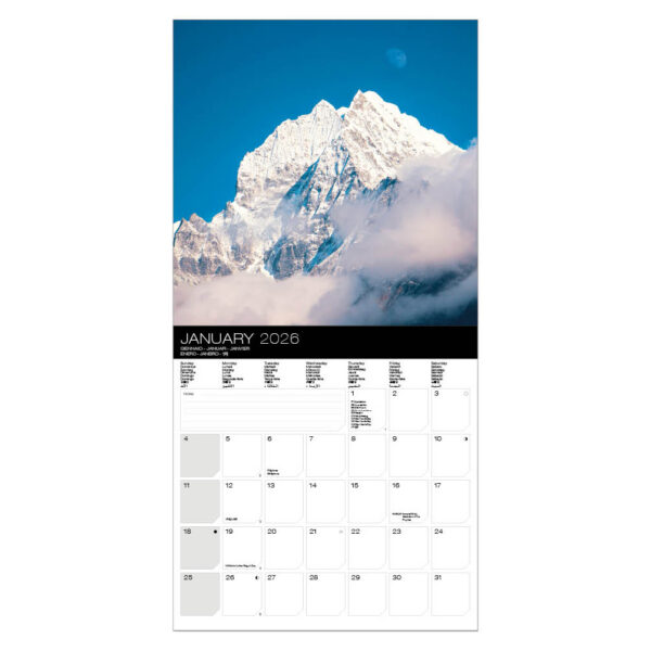 Mountains kalender 2026 - Afbeelding 2