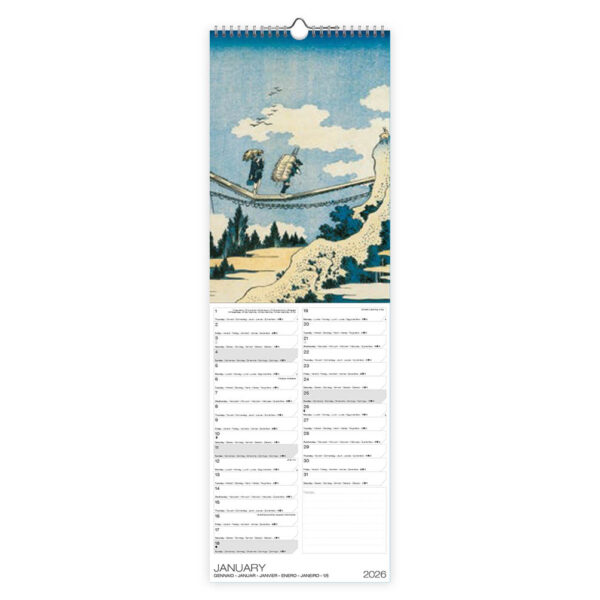 Hokusai slimlinekalender 2026 - Afbeelding 2