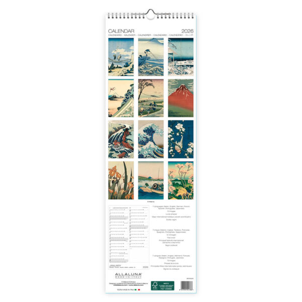 Hokusai slimlinekalender 2026 - Afbeelding 3