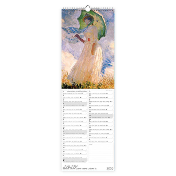 Monet slimlinekalender 2026 - Afbeelding 2