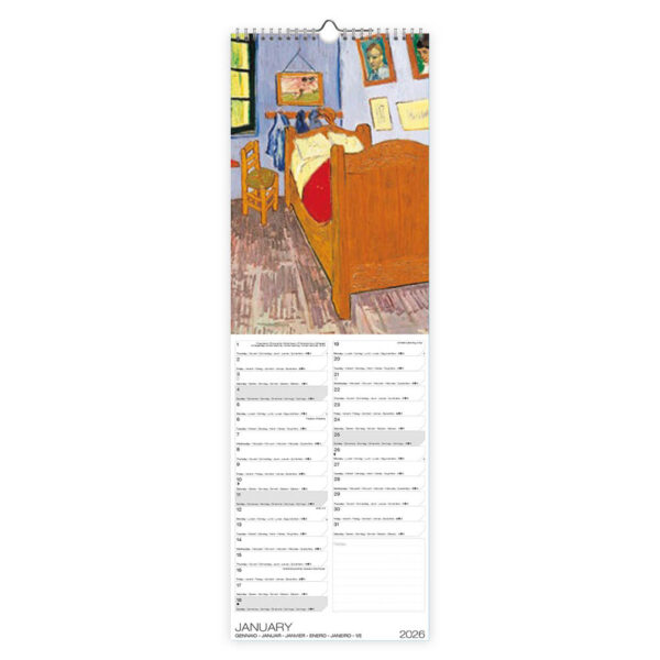 Van Gogh slimlinekalender 2026 - Afbeelding 2