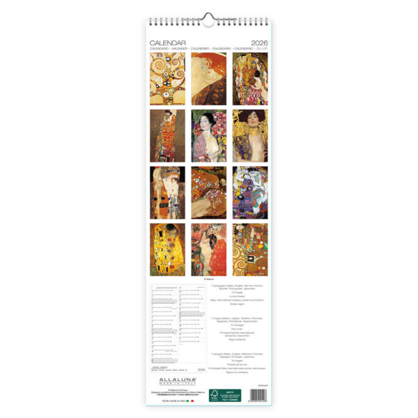 Klimt slimlinekalender 2026 - Afbeelding 3