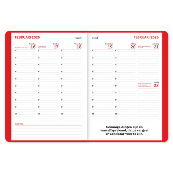 Docentenagenda 365 dagen A5  2025 - 2026 - Afbeelding 5
