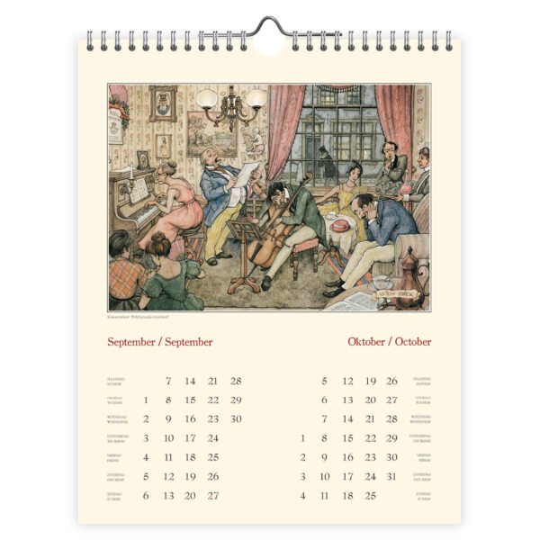 Anton Pieck kalender Het Veerhuis 2026 - Afbeelding 2