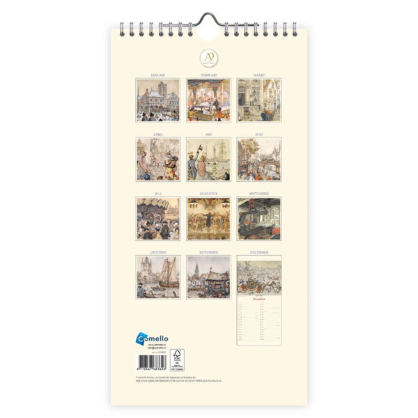 Anton Pieck notitiekalender King George Inn 2026 - Afbeelding 3