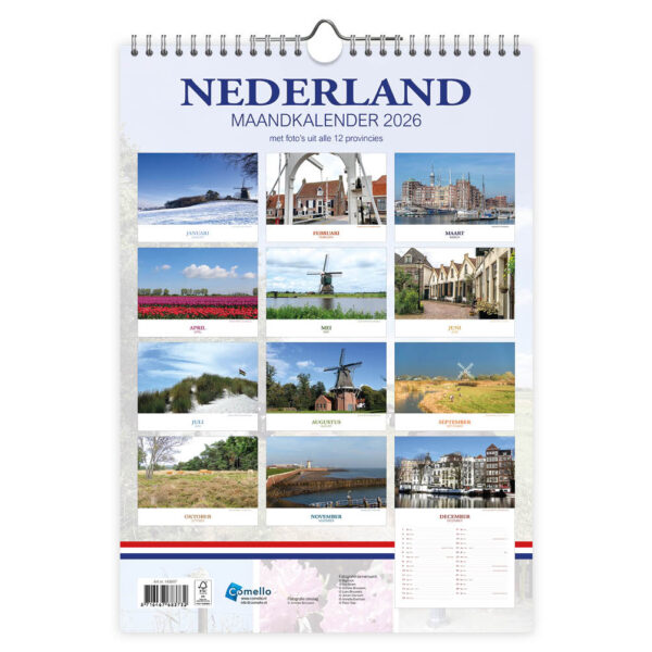 Nederland maandkalender (koeien) 2026 - Afbeelding 3