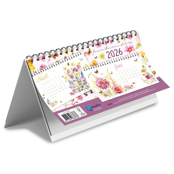 Janneke Brinkman Desk kalender Zomerbloemen 2026 - Afbeelding 3