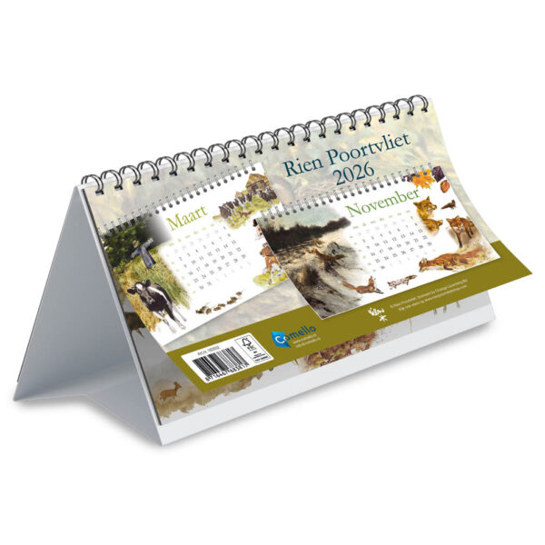 Desk kalender Rien Poortvliet 2026 - Afbeelding 3