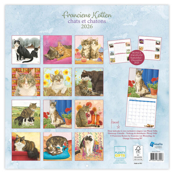 Franciens katten kalender (261047) 2026 - Afbeelding 3