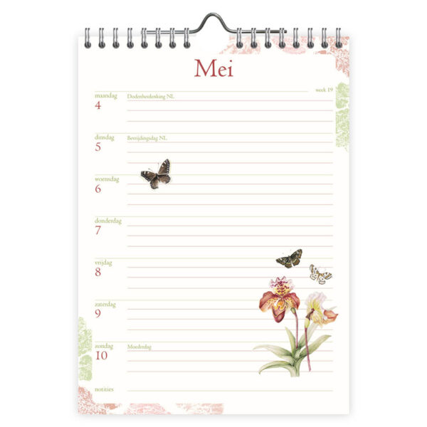 Janneke Brinkman WEEKnotitiekalender Orchidee 2026 - Afbeelding 3