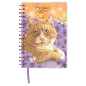 Franciens katten spiraalagenda (luxe) Merah 2026