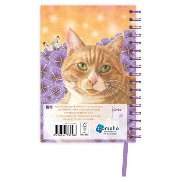 Franciens katten spiraalagenda (luxe) Merah 2026 - Afbeelding 4