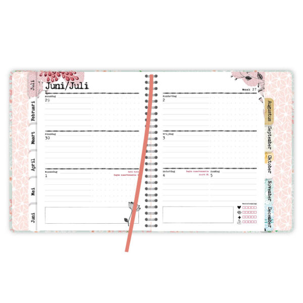 Weekly planner Studio onszelf Sweet Birds 2026 - Afbeelding 8