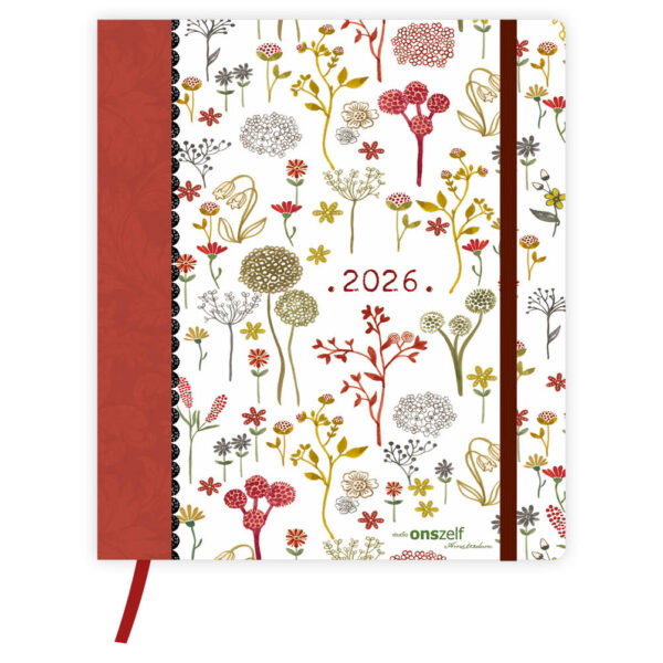Weekly planner Studio onszelf Flower Field 2026