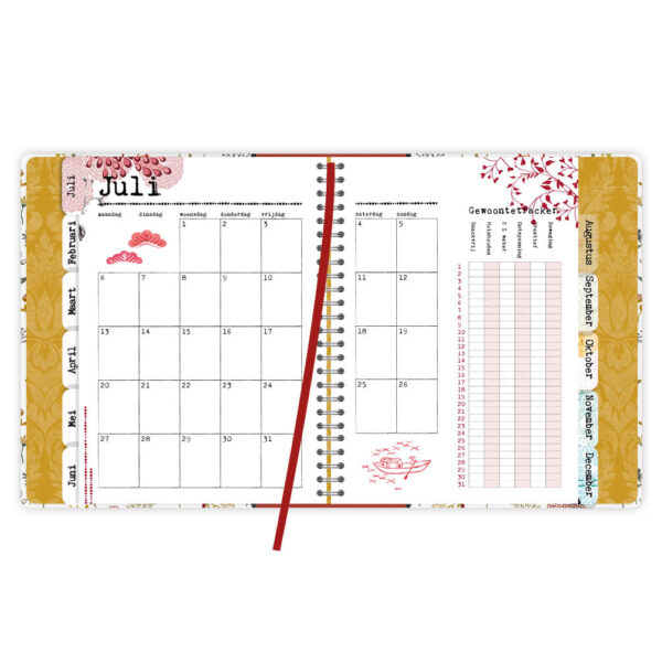 Weekly planner Studio onszelf Flower Field 2026 - Afbeelding 3