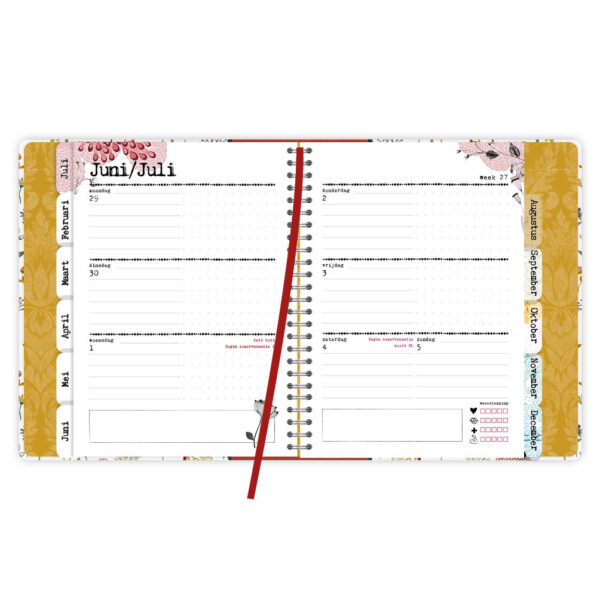 Weekly planner Studio onszelf Flower Field 2026 - Afbeelding 5
