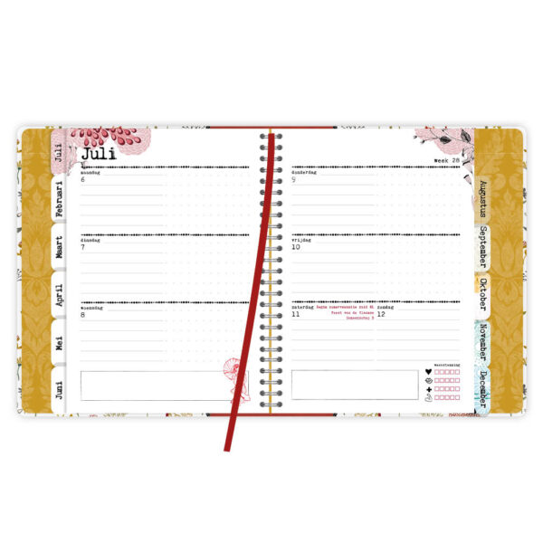 Weekly planner Studio onszelf Flower Field 2026 - Afbeelding 4
