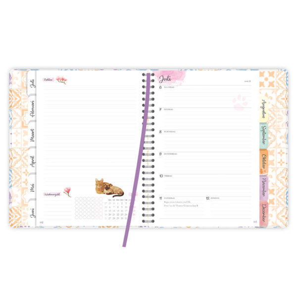 Franciens katten Weekly planner Frits 2026 - Afbeelding 4