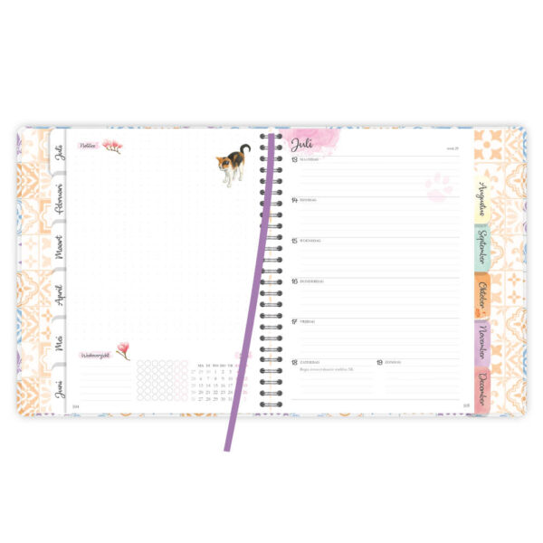 Franciens katten Weekly planner Frits 2026 - Afbeelding 3
